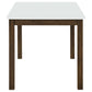 Merrin 7-piece 55-inch Rectangular Dining Set Off White and Walnut