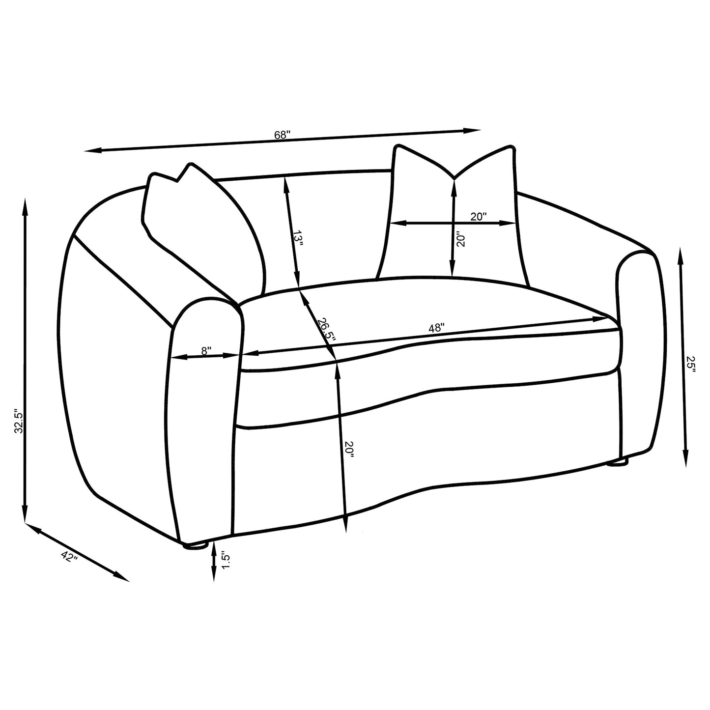 Isabella 2-piece Sherpa Upholstered Sofa Set Natural