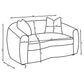 Isabella 2-piece Sherpa Upholstered Sofa Set Natural